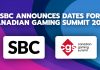 sbc Canadian gaming summit fechas 2023