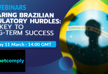 Promoción de SBC Webinars sobre la charla de la regulación en Brasil.