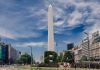 El obelisco de la Ciudad de Buenos Aires.