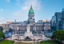 El Congreso Nacional de Argentina.