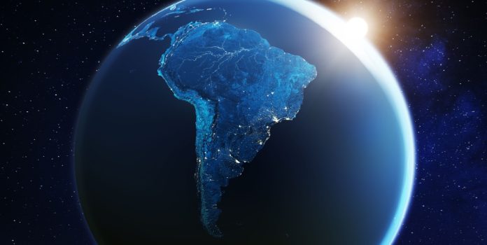 Sudamérica vista desde el espacio.