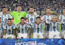 La selección argentina, cuyos jugadores habrían participado de apuestas ilegales.