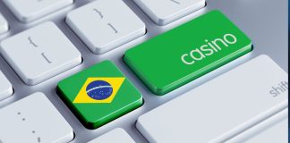 Armen Mnaskanian, CreedRoomz: “Brasil tiene un gran potencial para los juegos de casino en vivo” Un teclado con la bandera de Brasil y un botón que dice casino.