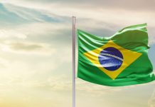 La bandera de Brasil.
