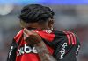 el jugador del flamengo Bruno Henrique