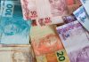 Dinero brasileño, en referencia a los fondos que generarán las loterías.