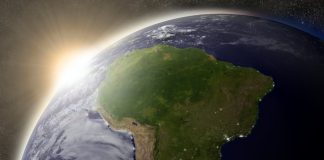 Una vista desde el espacio de Latinoamérica, donde Belatra sigue creciendo.
