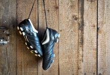 botines colgados