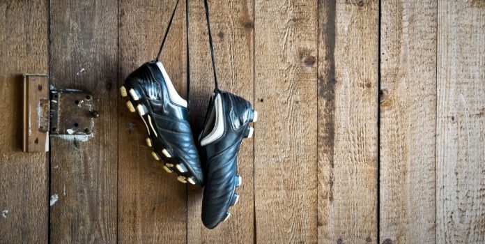 botines colgados