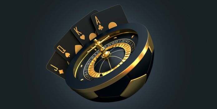 pelota de fútbol con ruleta