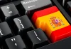 teclado con bandera de españa