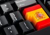 teclado con bandera de españa