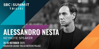El campeón del mundo, Alessandro Nesta, participará en SBC Summit Tbilisi 2025 El campeón del mundo, Alessandro Nesta, participará en SBC Summit Tbilisi 2025.