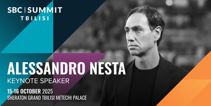 SBC-Summit---Nesta---Tbilisi El campeón del mundo, Alessandro Nesta, participará en SBC Summit Tbilisi 2025.