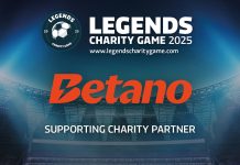 betano será patrocinador de legends charity game